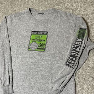Vintage Arctic Cat Property Of Graphic Long Sleeve Shirt Mens Size Medium